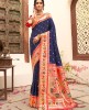 Aamazing Pure Banarasi Georgette Rich Pallu saree.